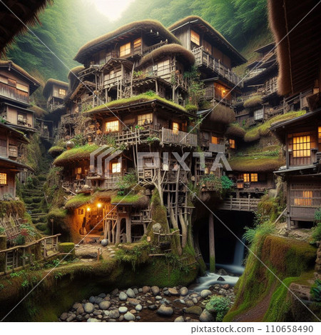 Japanese devil's cave 110658490