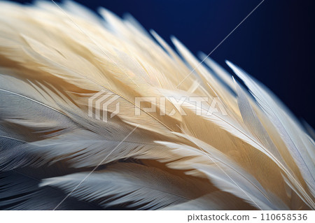 Abstract feather background. Colorful bird feathers close up. Generative Ai. Abstract feather background. Colorful bird feathers close up. Generative Ai. 110658536