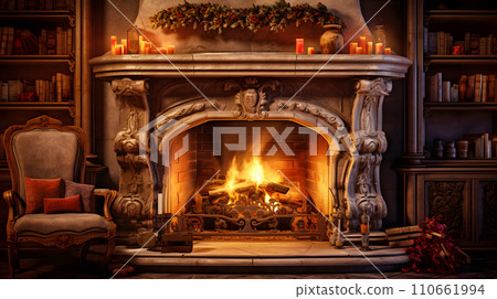 fireplace fireplace 110661994