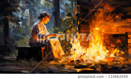 fireplace fireplace 110662040