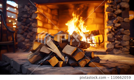 fireplace fireplace 110662059