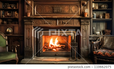 fireplace fireplace 110662075