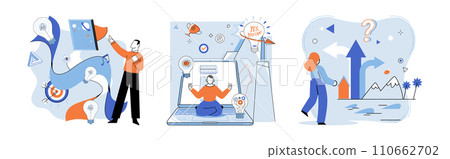Decision vector illustration. Well informed decisions are instrumental in achieving successful outcomes in business Consensus and agreement form foundation for effective judgment in decision making Decision vector illustration. Well informed decisions are instrumental in achieving successful outcomes in business Consensus and agreement form foundation for effective judgment in decision making 110662702