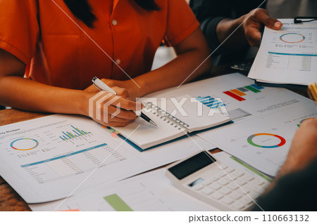 Male mature caucasian ceo businessman leader with diverse coworkers team, executive managers group at meeting. Multicultural professional businesspeople working together on research plan in boardroom. Male mature caucasian ceo businessman leader with diverse coworkers team, executive managers group at meeting. Multicultural professional businesspeople working together on research plan in boardroom. 110663132