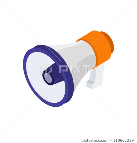 Isometric megaphone 110663289