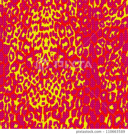 Seamless pink leopard texture pattern. Seamless pink leopard texture pattern. 110663589