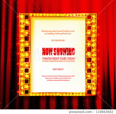 Gold movie film strip, Gold movie film strip, 110663602