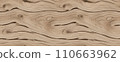 Banner with seamless wooden texture with natural patterns. Repetitive wood board timber, hardwood surface texture. Perfect for backgrounds, banners, and tiles 110663962