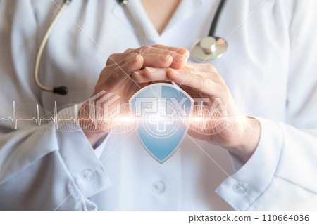 Concept of health protection and protection. Concept of health protection and protection. 110664036