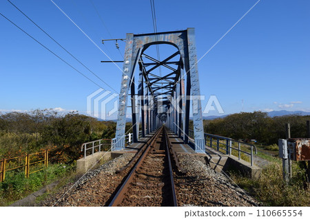 Railway bridge and railroad tracks Railway bridge and railroad tracks 110665554
