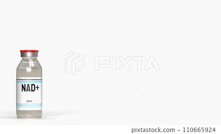 The Nicotinamide adenine dinucleotide (NAD+) for medical or sci concept 3d rendering. 110665924
