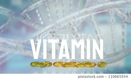 The oil pill for vitamin or healthy concept 3d rendering. The oil pill for vitamin or healthy concept 3d rendering. 110665934