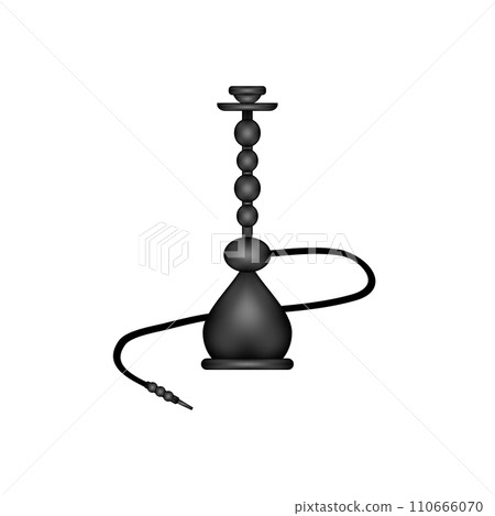 Hookah icon on white. 110666070