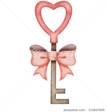 pink ribbon with a bow pink ribbon with a bow 110667609