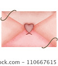 love letter with heart 110667615