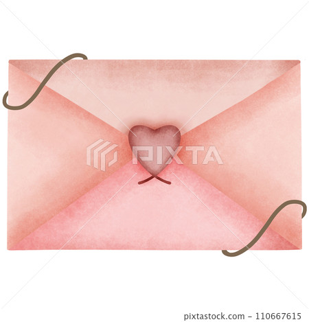 love letter with heart 110667615
