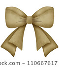 valentine's day brown ribbon 110667617