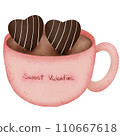 cup of sweet valentine's day 110667618
