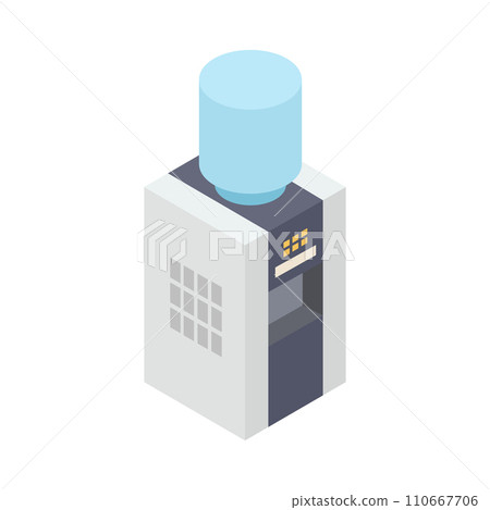 Isometric water dispenser 110667706