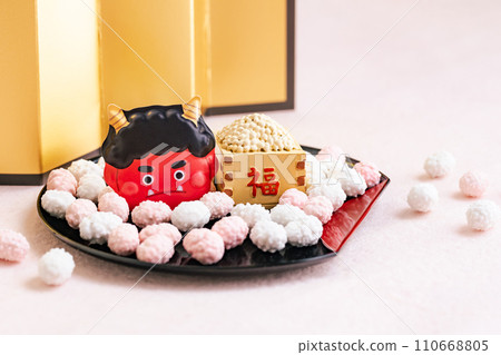 赤鬼節分和福豆 110668805
