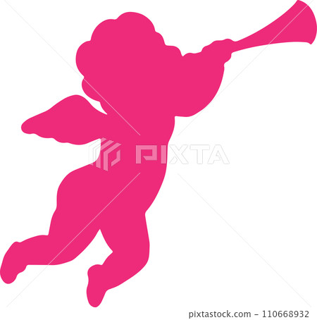 The cupid layout for valentine or love concept. 110668932