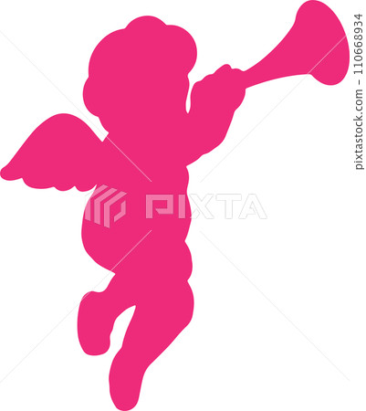 The cupid layout for valentine or love concept. 110668934