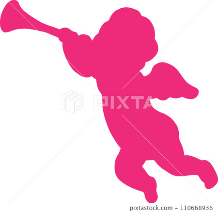 The cupid layout for valentine or love concept. 110668936