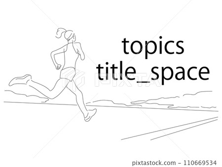 nuance_illustration_running people marathon, running, jogging 110669534