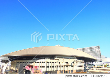Scenery of Ariake Coliseum, Koto Ward, Tokyo Scenery of Ariake Coliseum, Koto Ward, Tokyo 110669559
