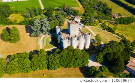 View of Chateau de Roquetaillade 110669654