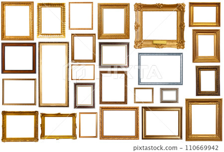 collectrion of calssical art frames 110669942