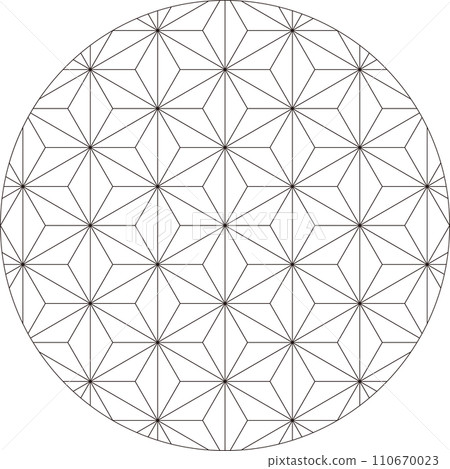 Hemp leaf pattern round shape with frame Hemp leaf pattern round shape with frame 110670023