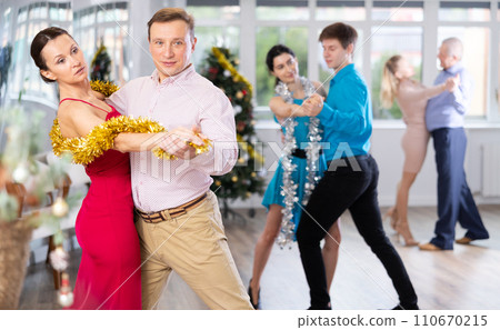 Adult couple dancing Adult couple dancing 110670215