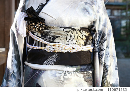 Coming-of-age ceremony kimono Coming-of-age ceremony kimono 110671283