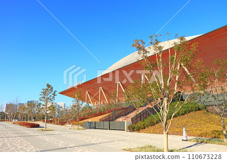 Scenery of Ariake Exhibition Hall, Koto Ward, Tokyo Scenery of Ariake Exhibition Hall, Koto Ward, Tokyo 110673228