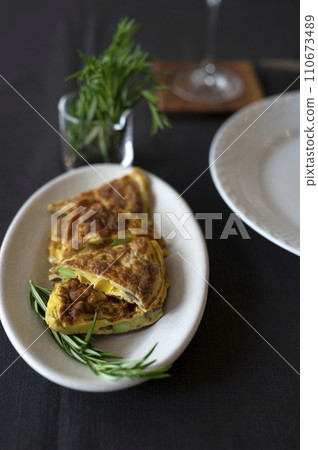 Home party omelet homemade food Home party omelet homemade food 110673489