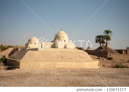 Beautiful landscape of Karnak temple in Luxor, Egypt 110674157