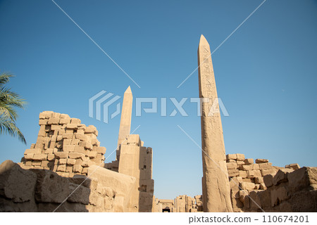 Beautiful landscape of Karnak temple in Luxor, Egypt Beautiful landscape of Karnak temple in Luxor, Egypt 110674201