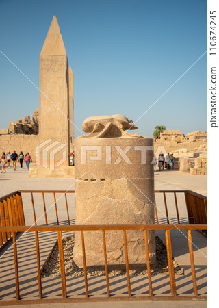 Beautiful landscape of Karnak temple in Luxor, Egypt 110674245