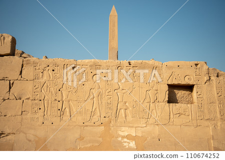 Beautiful landscape of Karnak temple in Luxor, Egypt Beautiful landscape of Karnak temple in Luxor, Egypt 110674252