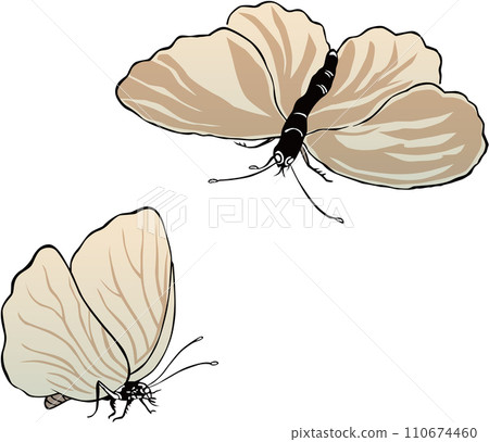 Ukiyo-e Butterfly Part 1 Ukiyo-e Butterfly Part 1 110674460