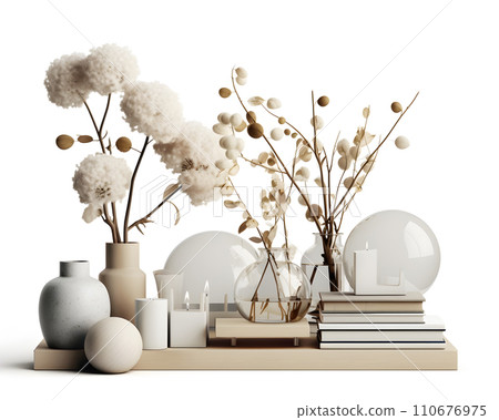 interior design concept home modern architecture furniture object idea generative Ai. 110676975