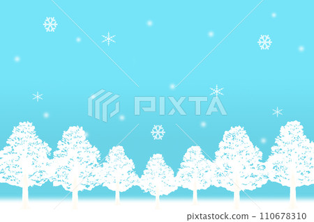雪落在綠樹成蔭的路上,雪景的背景圖 雪落在綠樹成蔭的路上,雪景的背景圖 110678310