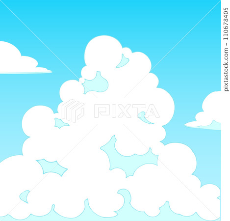 背景素材_藍天和白雲 110678405