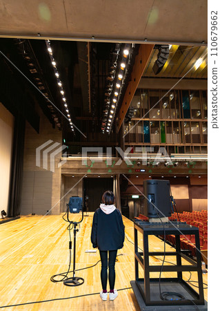 Stage lighting equipment preparation work confirmation Stage lighting equipment preparation work confirmation 110679662