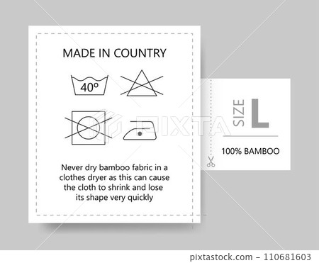 Bamboo Fabric Washing Instruction Bamboo Fabric Washing Instruction 110681603
