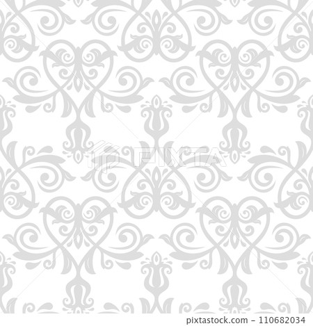 Orient Damask Seamless Background With Arabesques Orient Damask Seamless Background With Arabesques 110682034