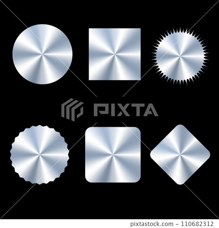 Holographic gradient geometric figures 110682312