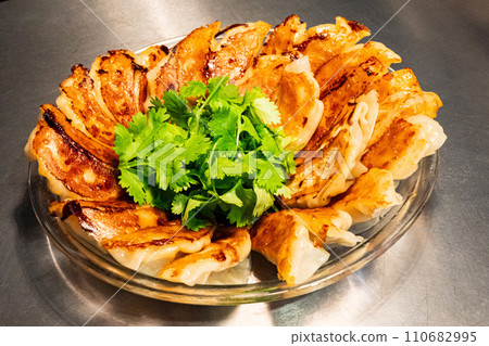 coriander gyoza coriander gyoza 110682995