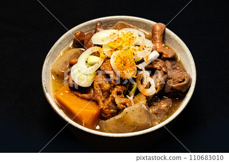 Offal stew in a small bowl Offal stew in a small bowl 110683010
